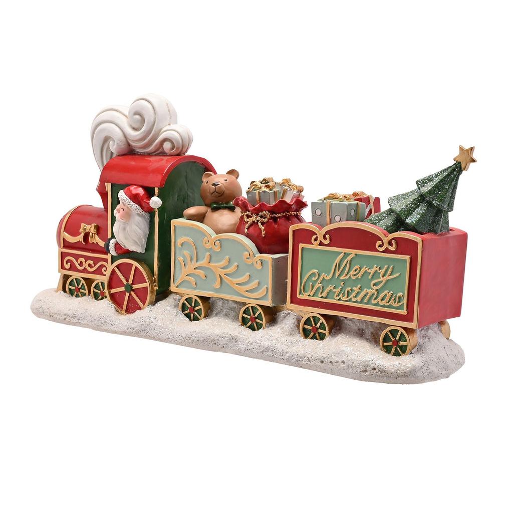 Santa & Friends Train and 2 Carriages