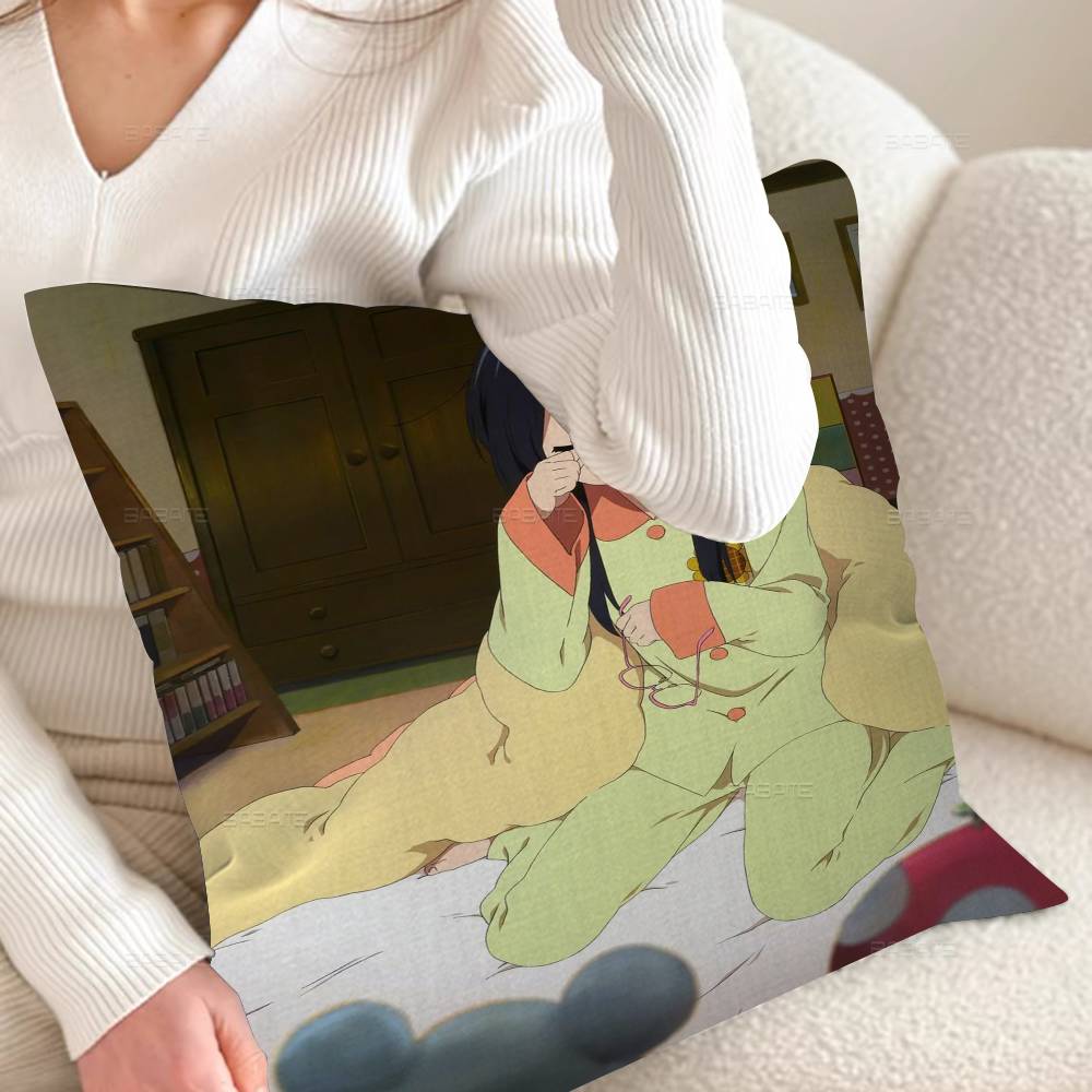 

T-Tamako Market Cushion Cover Car Throw Pillow Case For Sofa Car Christmas Gift 40x40cm 45x45cm 12x12Inch