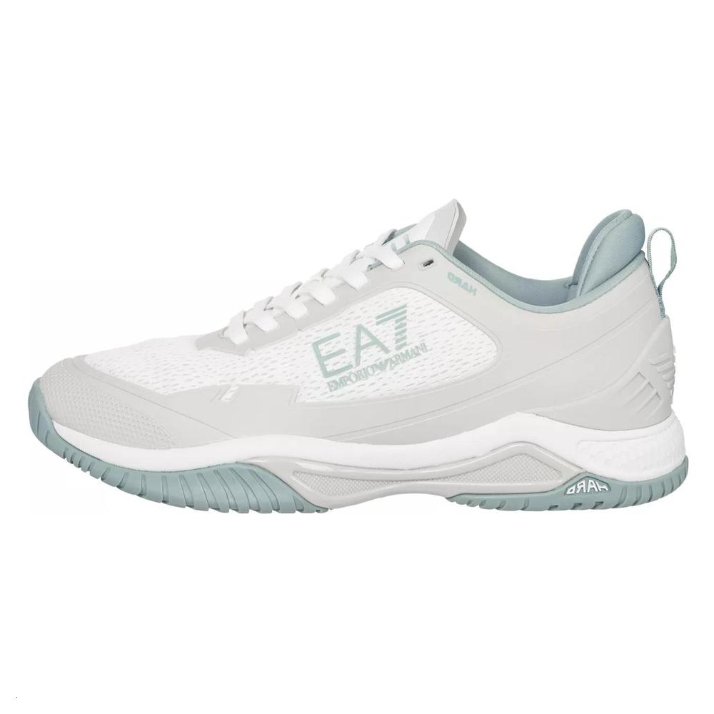 

Emporio Armani EA7 Round Toe Lace-Up Running Shoes Low Top Casual Shoes Men sneakers Light-Gray X8X155XK358T582 41.5