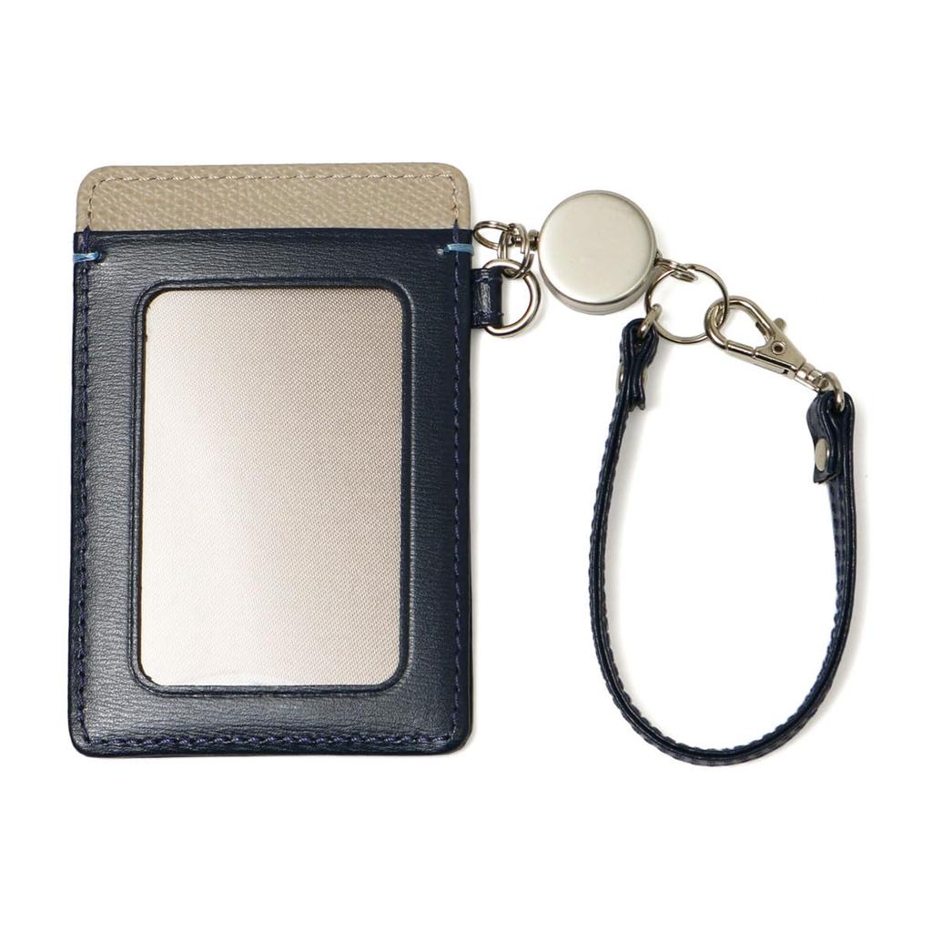 Takeo Kikuchi York Pass Case with 1070223 Black Men's Reel, [01],