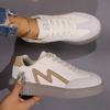 Scarpe da ginnastica Scarpe sportive da donna Scarpe da ginnastica bianche casual robuste per ragazze Scarpe con plateau da passeggio