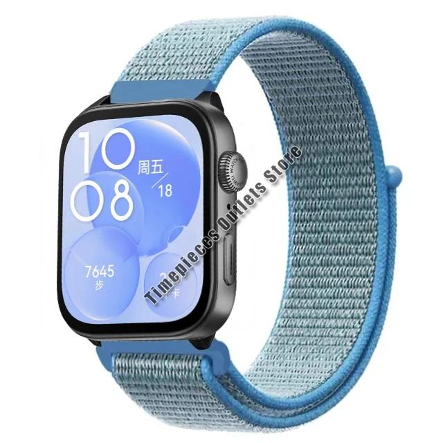 Nylon Loop Strap For Huawei Watch Fit 3 Sport Breathable Replacement Bracelet Wristband For Huawei Watch Fit 3 Belt Accessories