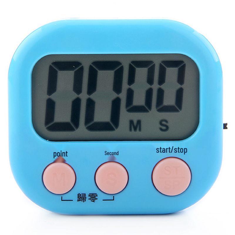 Kitchen Timer & Alarm Clock: Loud, Cute, Electronic Stopwatch for Students.