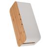 Plastic Cord Management Box with Ventilation Slots and Childproof Lid Cable Storage Box Perfect for Desk Organization