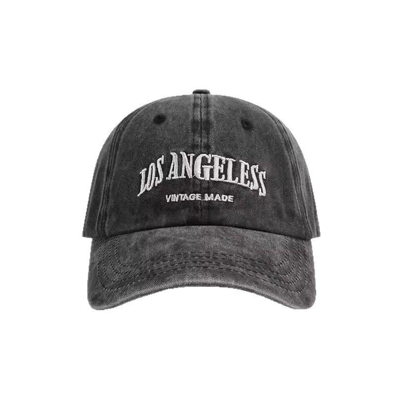 Spring and Summer Washing Couple Versatile Simple Casual Baseball Cap Men Retro American Face Showing Small Baseball Hat Women