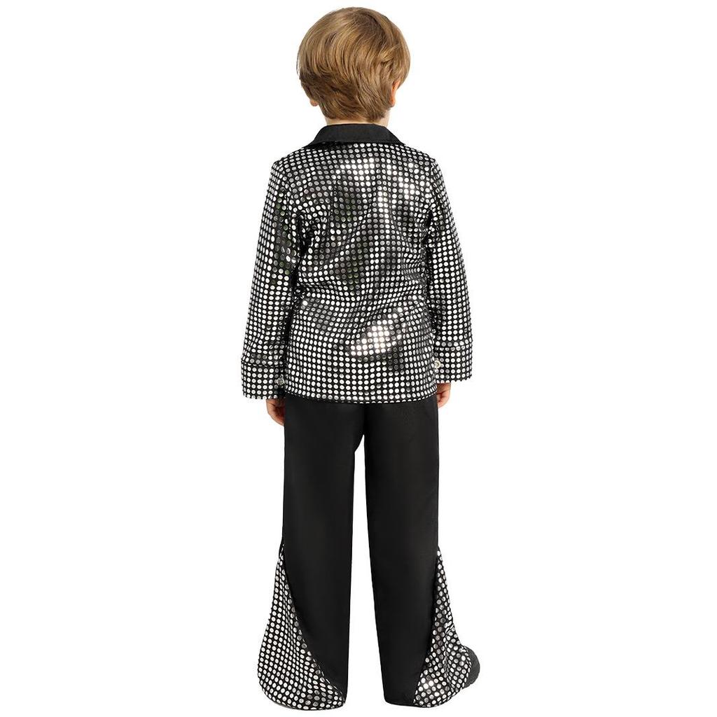 Children's Disco Jazz Dance Costume for Stage Performance and Halloween