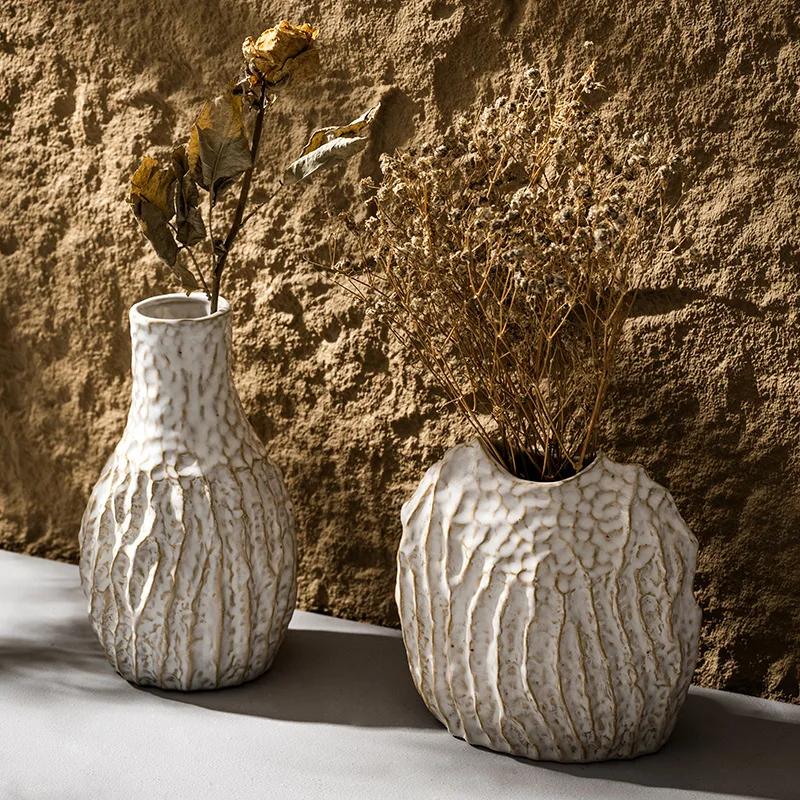 Nordic Ceramic Vase Modern Art Boho INS Home Decoration Accessories Table Centerpiece Living Room Office Decor