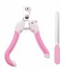 Pet Nail Clippers for Dogs and Cats, Stainless Steel Grooming Scissors with Straight Handle, Safe Toe Claw Trimmer Tool