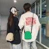 Summer new small bag mini lightweight multi-compartment shoulder messenger bag solid color cute couple shell mobile phone bag