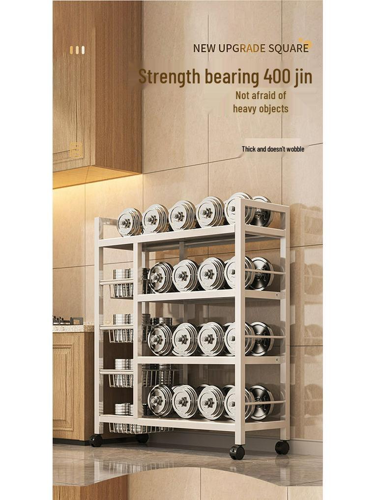 Multi-Layer Kitchen Microwave and Vegetable Storage Rack