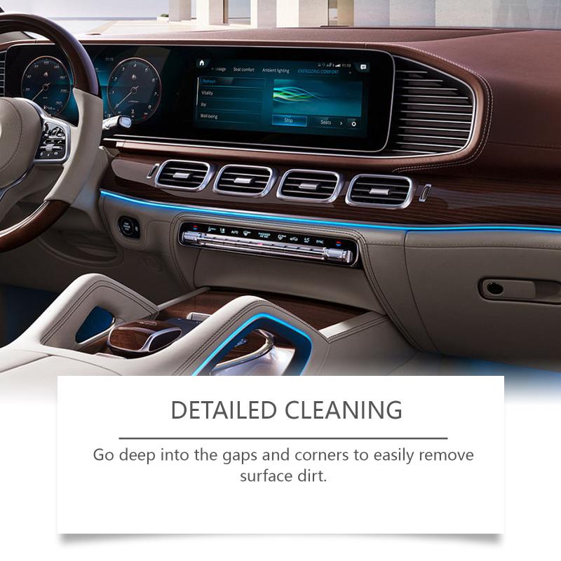 Versatile Foam Cleaner for Automotive Upholstery Steering Wheel Plastic Dashboard Multipurpose Interior Cleaning Set Easy Use