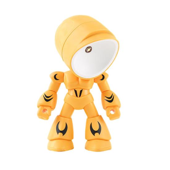 Bewegliches Roboter-Nachtlicht LED-Schreibtischlampe mit flexiblem Arm Kabellos Tragbar Deko für Büro Schlafzimmer