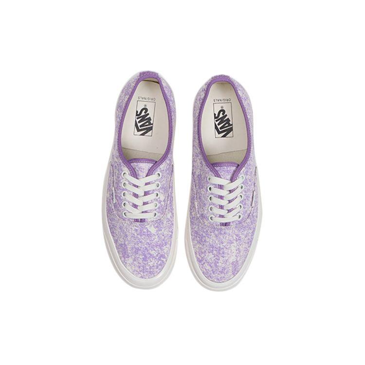 Vans Authentic LX Acid Wash Canvas Unisex Low Top Sneakers Lavender Purple VN0A4BV94IA