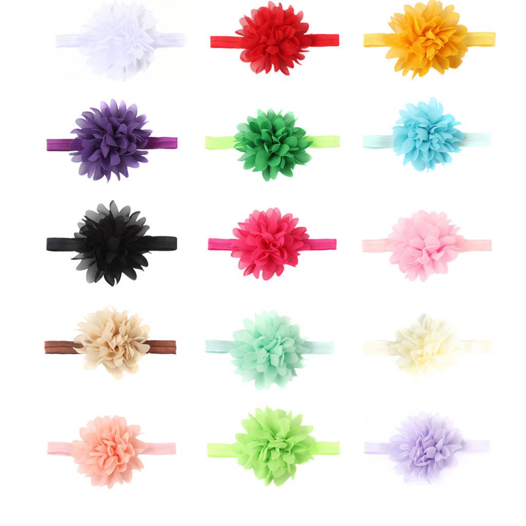 Chiffon Flower Headband for Babies and Toddlers: Stylish European & American Design
