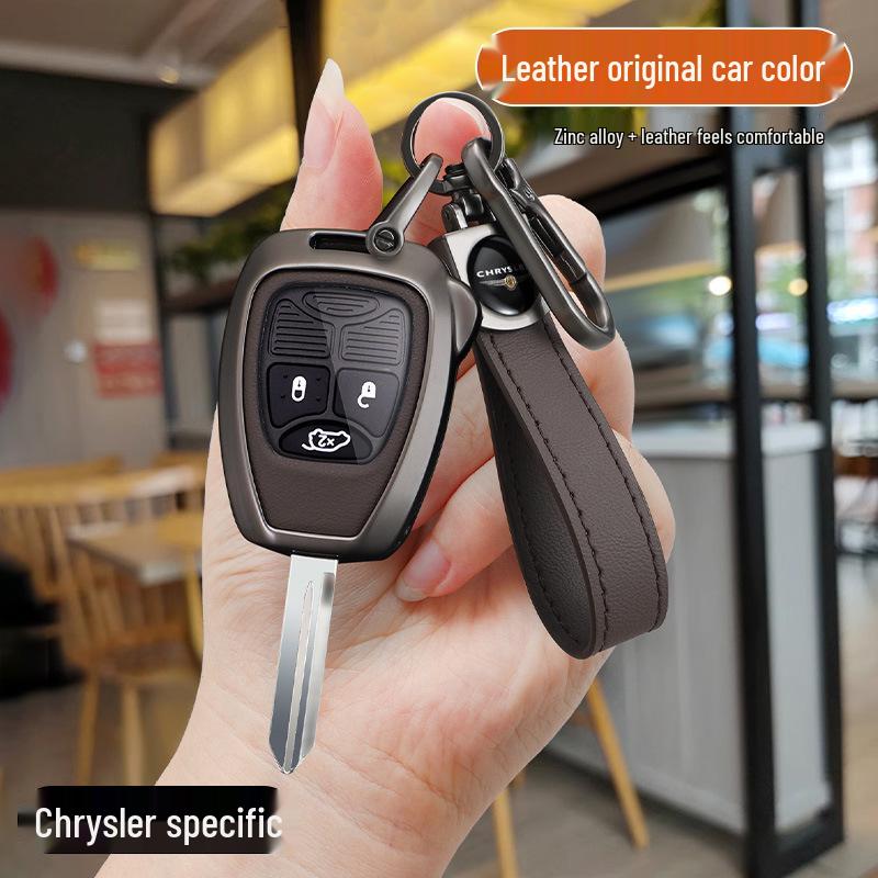 Chrysler 300C Key Case for 2006-2007 Models: Remote Control Metal Shell & Buckle