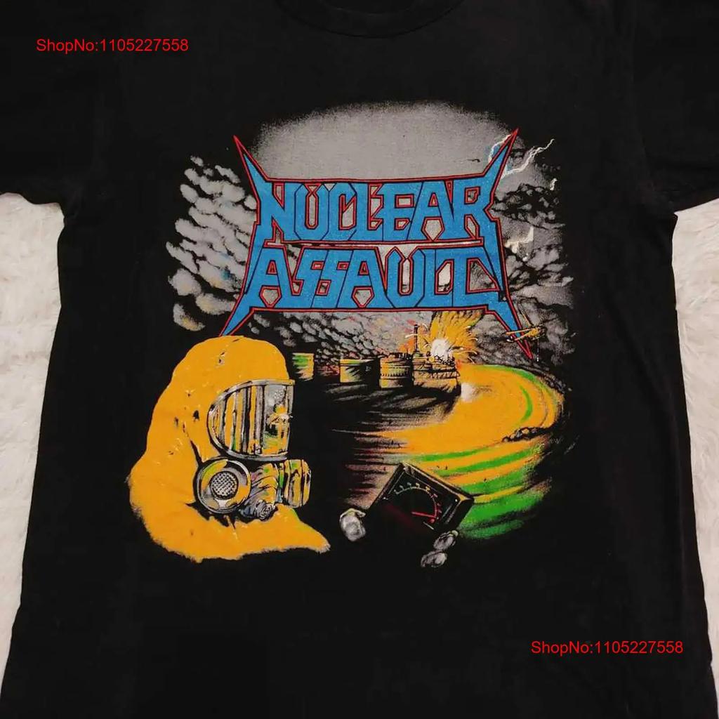 Nuclear Assault Rock Schweres Baumwoll-T-Shirt Volle Größe Wa147 Vintage Herren Bequem Streetwear Unisex
