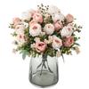 Embroidered Ball Simulation Flower Bundle Design Artificial Flower Lifelike Silk Rose  Party Decor