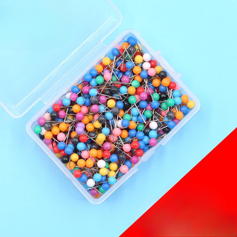 Boxed Pearl Positioning Pin Fishing Pin Map Pin Color Pin Spindle Fixed Pin Fishing Gadgets