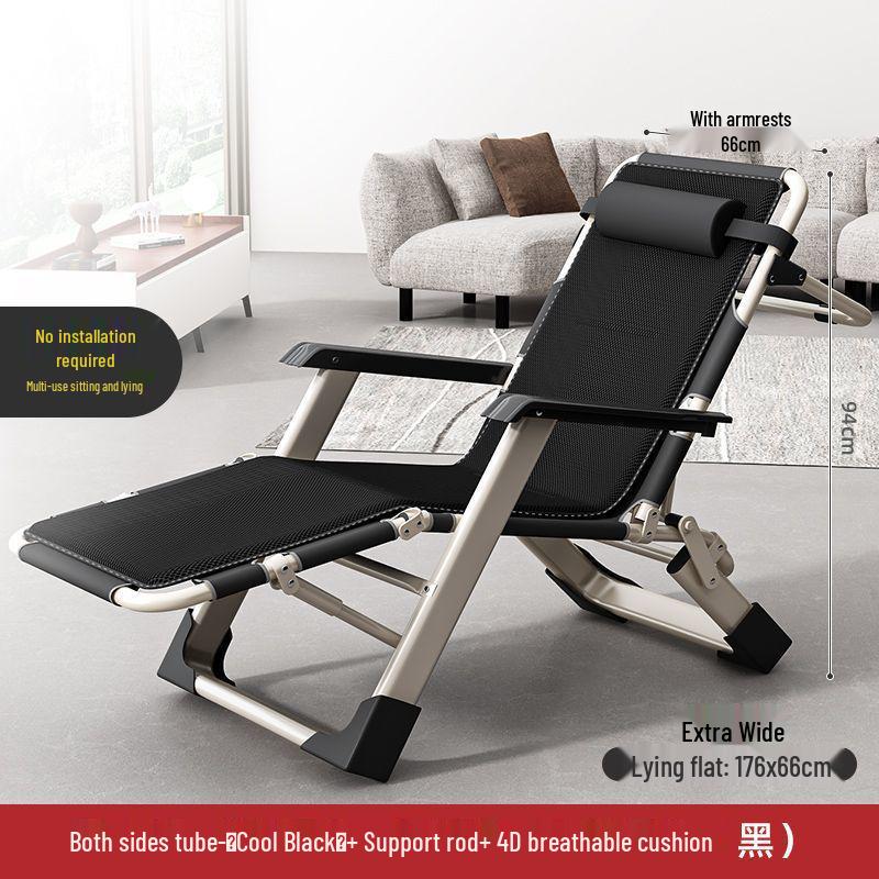 Reclining Foldable Lounge Chair for Napping, Office, or Home Use