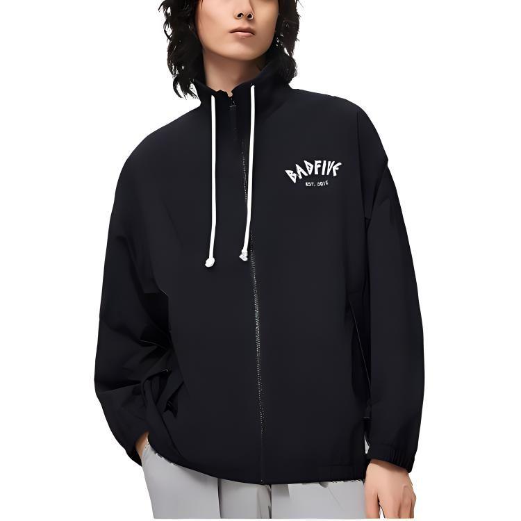 Li Ning Jackets Men's Black Stand Collar Moderate Other AFDT189-3