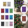 24 Stück Weihnachtsbaumkugeln Christbaumschmuck Dekorationen für Neujahr Verlobung Weihnachtsbaum Jubiläum Partyzubehör