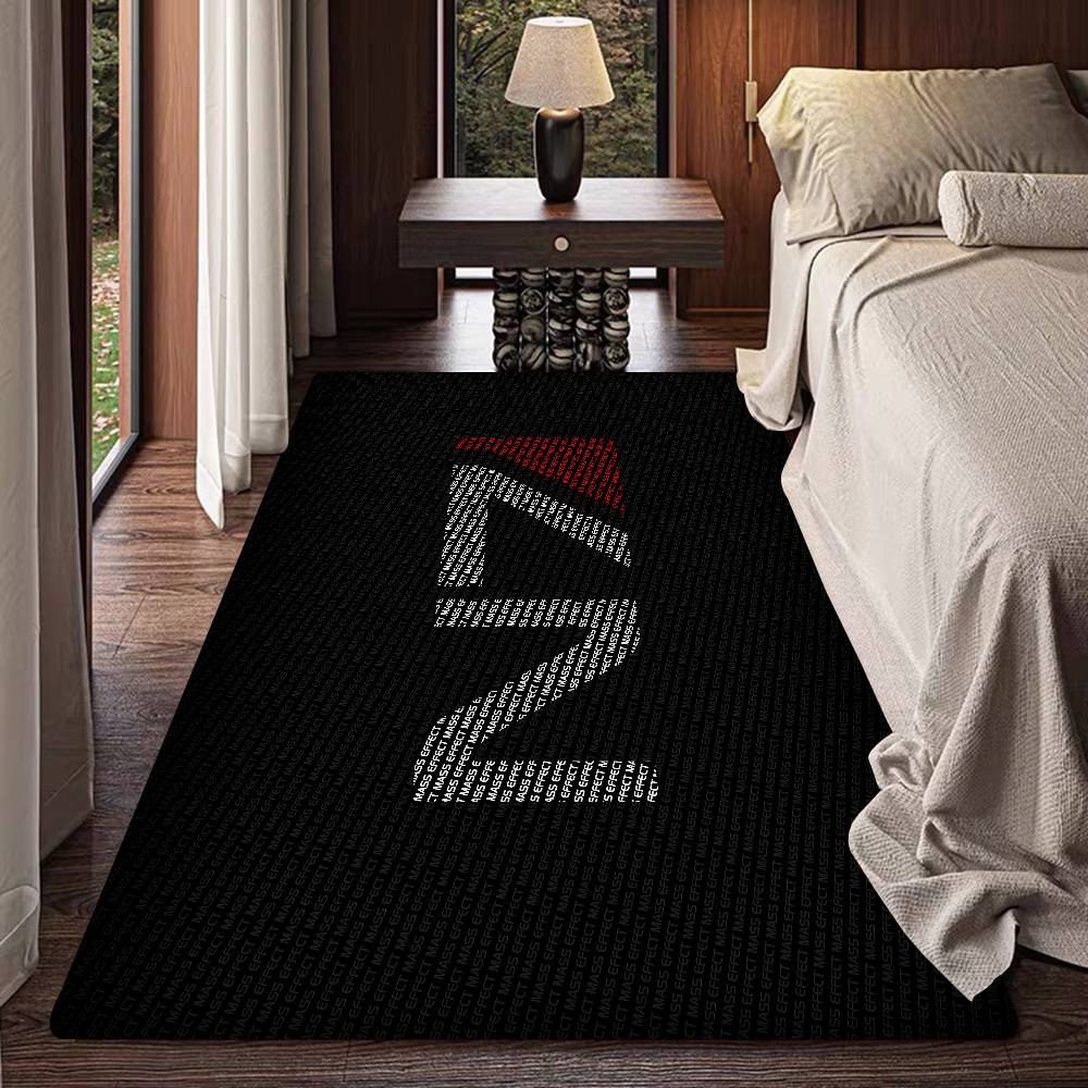 

Mass Effect N7 Hallway Carpet Washable Non-Slip Living Room Sofa Chairs Area Mat Kitchen Doormat Area Rug 40x60cm