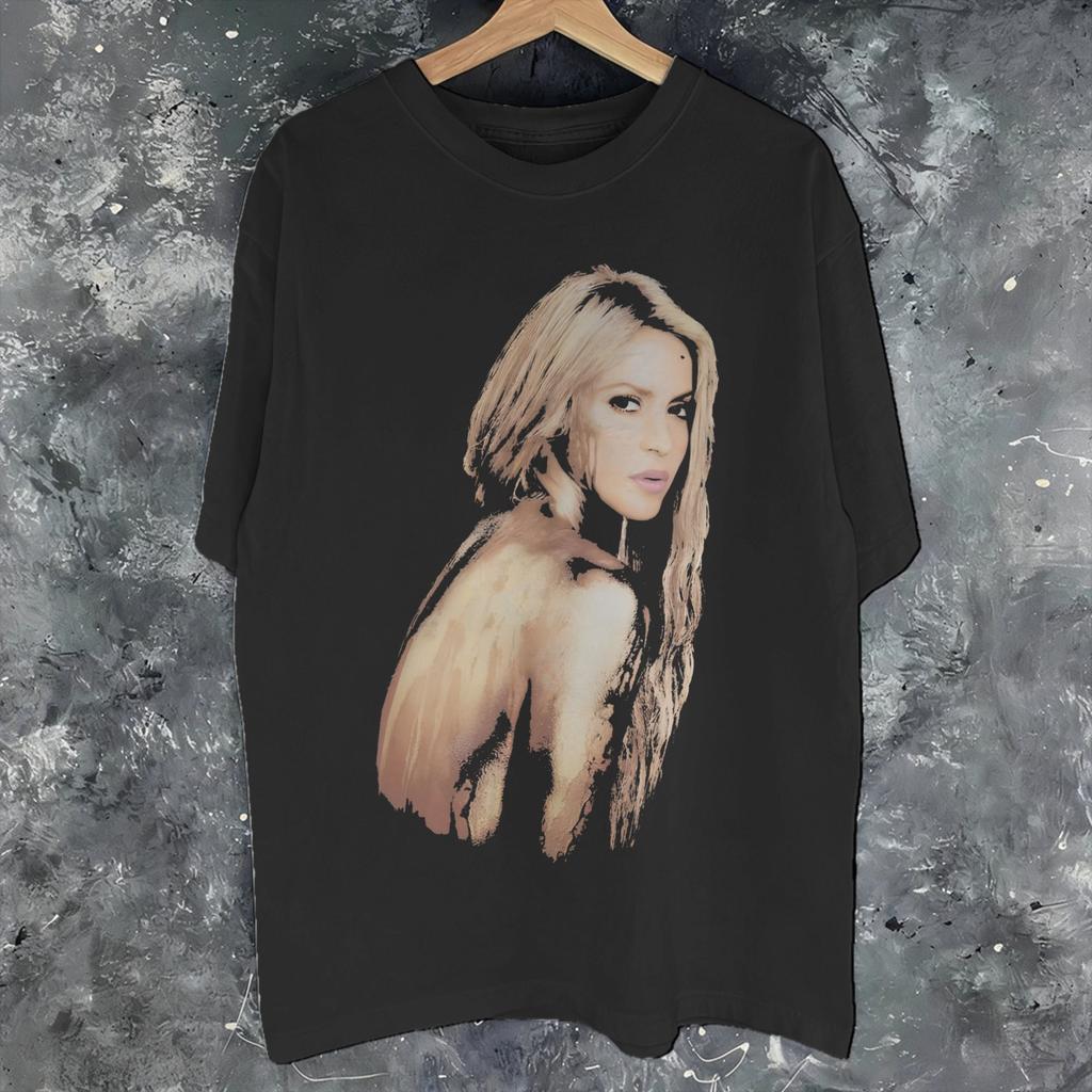 Camiseta Unisex Estampada Shakira Las Mujeres Ya No Lloran World Tour Camiseta 100% Algodón Camisetas Ropa