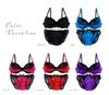 Smile Lala Red C65 Bra and Panties Sexy Lingerie for Girls and Padded Underwear with Sponge Pads for Armpit Lifting and Highly Adjustable Sweat Warm