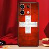 Switzerland Swiss Flag Case For Xiaomi Redmi Note 9 10 11 12 13 Pro Plus 9S 10S 11S 12S Redmi 12 10C 9C 13C Coque