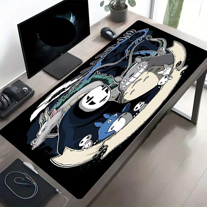 My Neighbor Totoro Print Mouse Pad, Anti‑Slip Desktop keyboard Mat, for PC Laptop Gaming Working Daily Use, Cool Festival Surprise Gift