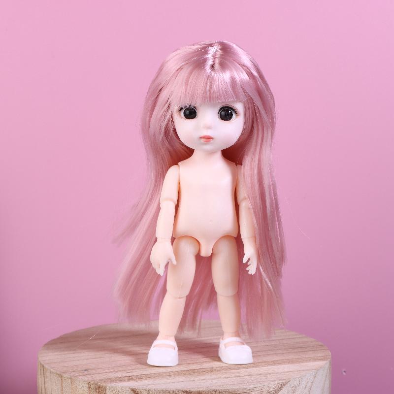 

1 Набор 3D Симуляционные Глаза 13 Шарниров Мультивыражение Маленькая Кукла Милая 16 см 1/8 Голая Кукла Игрушка для Девочки Детский Подарок