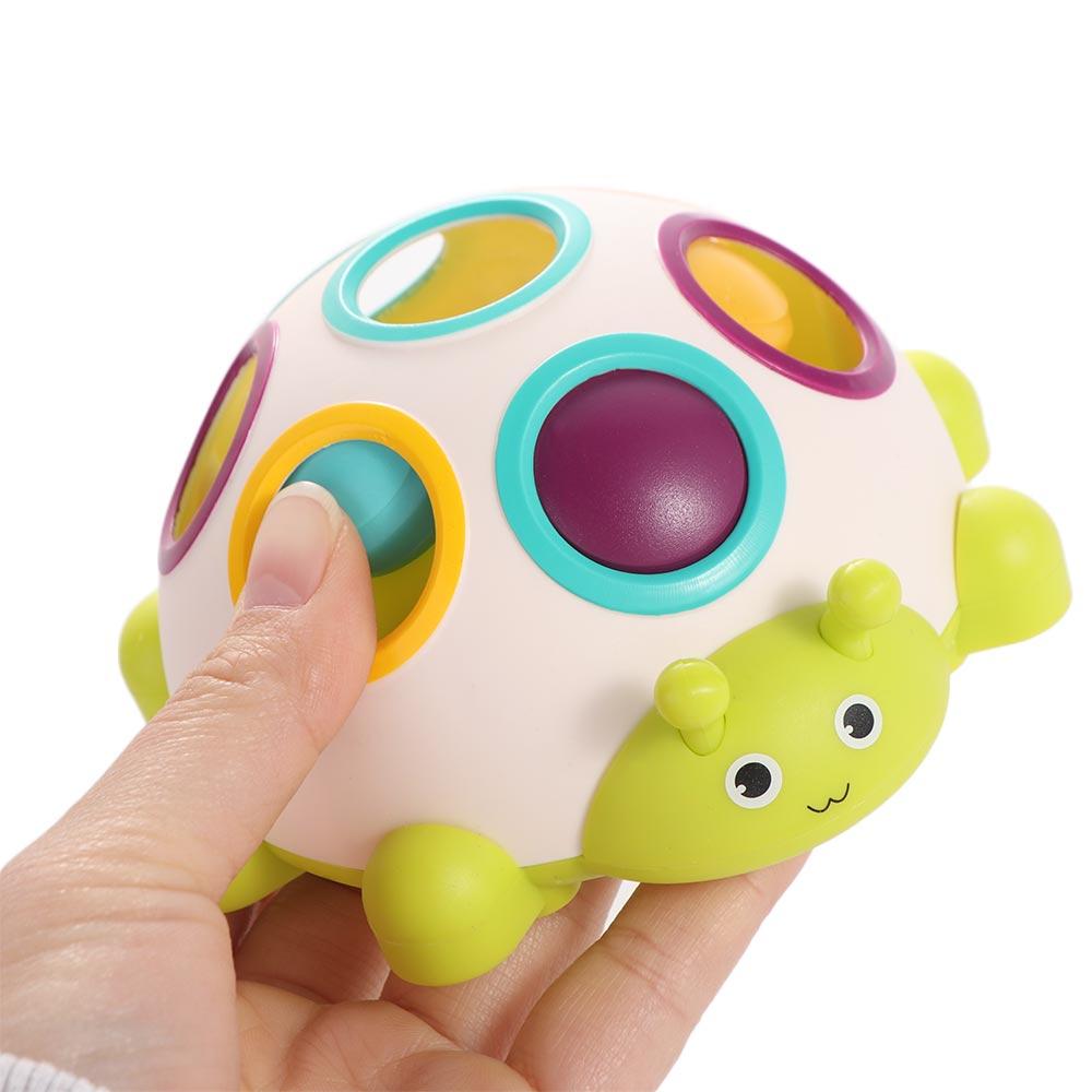Press Finger Finger Beetle Hole Digging Toy Beetle Color  Montessori   Children Gift