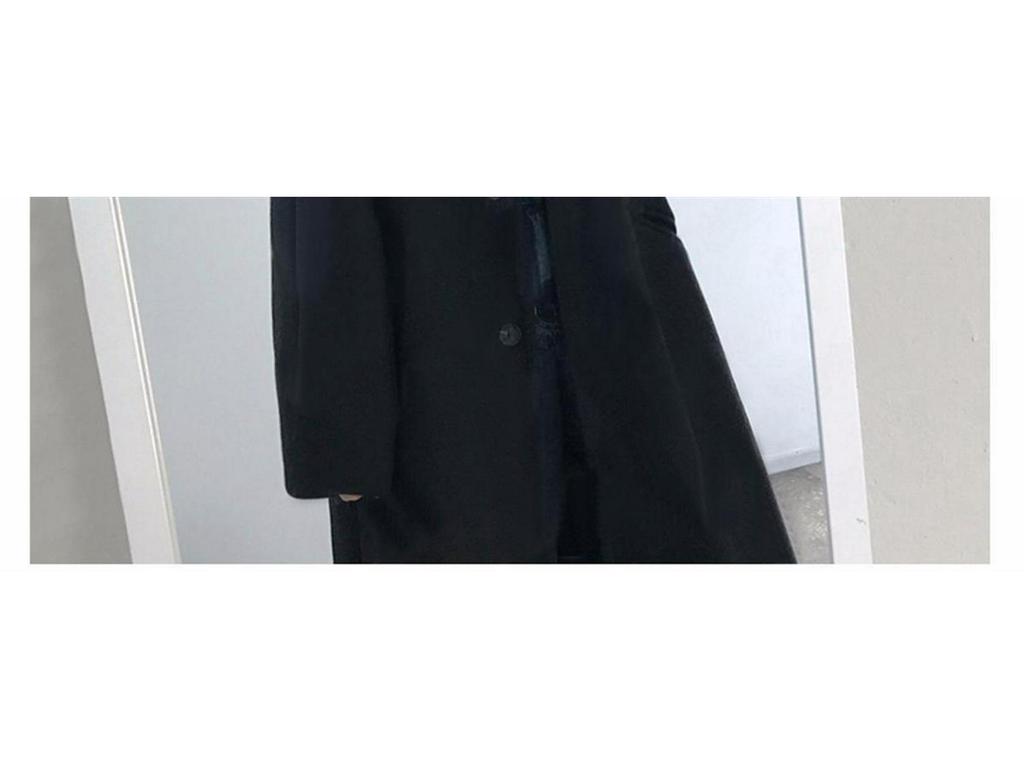 Versatile Women's Mid-Length Wool Coat - Korean Hepburn Style, 2020 Autumn/Winter, Petite & Plus Sizes