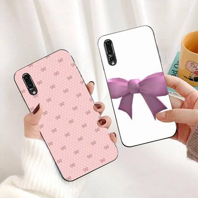 Bow Tie Phone Case For Huawei G7 G8 P7 P8 P9 P10 P20 P30 Lite Mini Pro P Smart Plus Cove Fundas