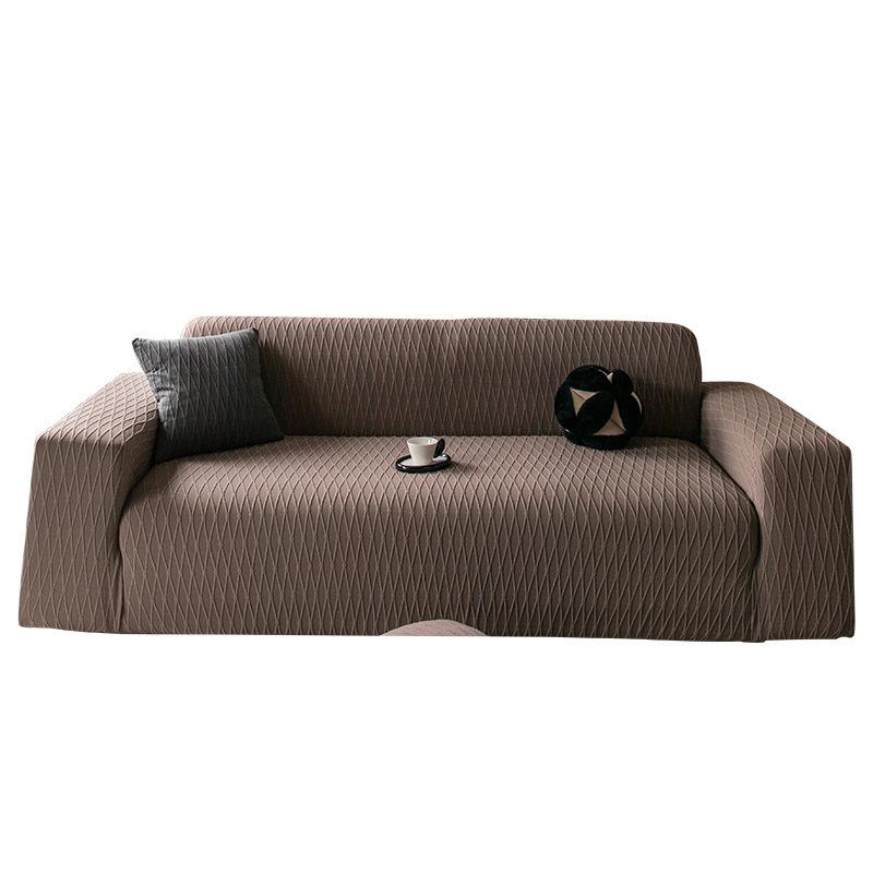 Jacquard Velvet Sofa Cover Simple Elastic All-Inclusive Anti Slip Cover Fitted Seat Cushion All Seasons