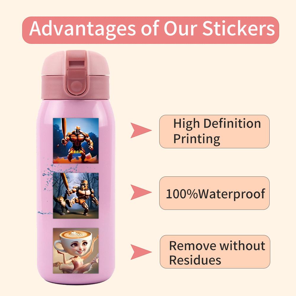 50/80 Amerikanische Shanhai Jing Graffiti-Aufkleber Kühlschrank Roller Wasserbecher DIY Personalisierte Aufkleber