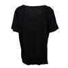 T-shirt d'été à manches courtes pour femmes, plissé, à col carré, grande taille, couleur unie, haut ample, mode élégante pour le bureau, décontracté simple