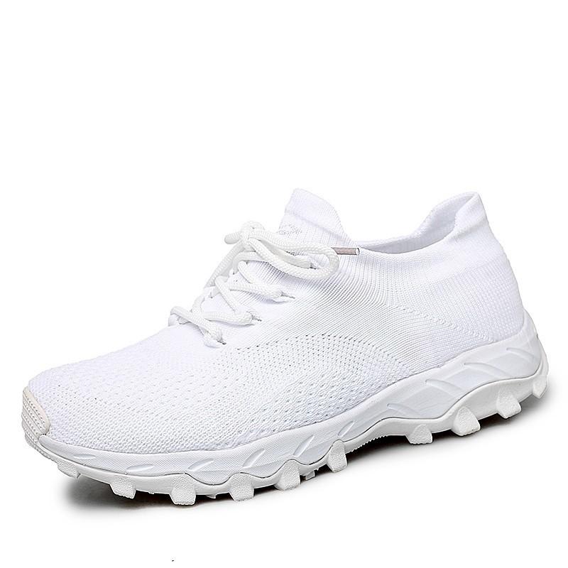 

Летние кроссовки для пары, дышащие сетчатые носки, кроссовки для бега, большие размеры, для фитнеса на открытом воздухе, походов, пары, спортивные носки, обувь 47 белый