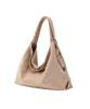 Sand Museum Cactus Hobo Bag [Suede Beige]