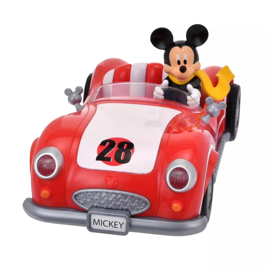 Disney Mickey Mouse Remote Control Car Light Up & Sound Roadster Japan NEW