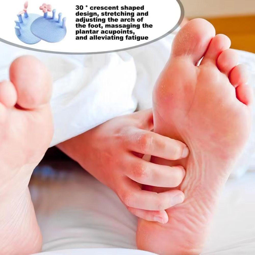 1 Pair Soft Toes Separators Non Slip Overlapping Toes Corrector Foot Arch Trainer  Fitness