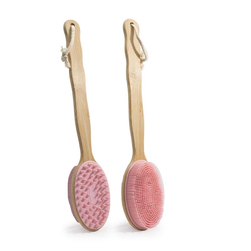 Bamboo Handle Oval Bath Brush
