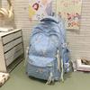 Schoolbag New Sweet Star Bone Backpack Girls Small Fresh Candy Color Schoolbag Sweet Lightweight Large Capacity Backpack