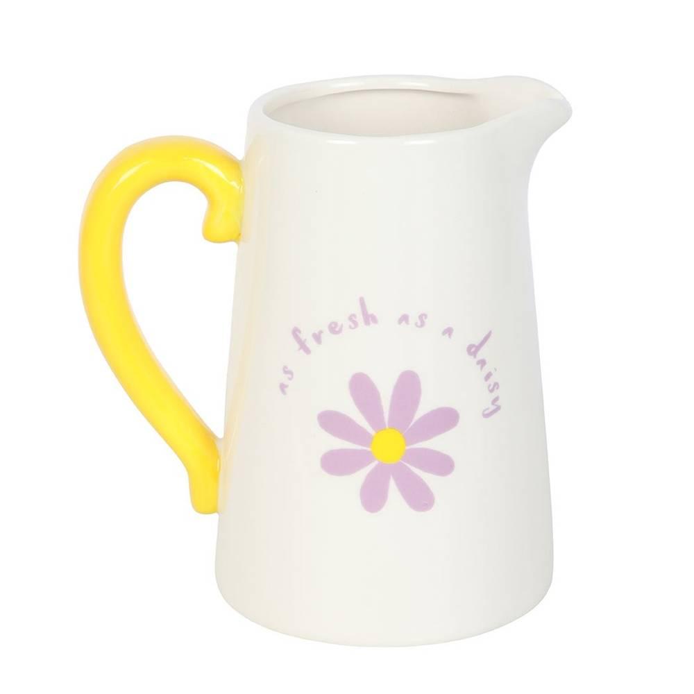Something Different Fresh As A Daisy Flower Ceramic Jug