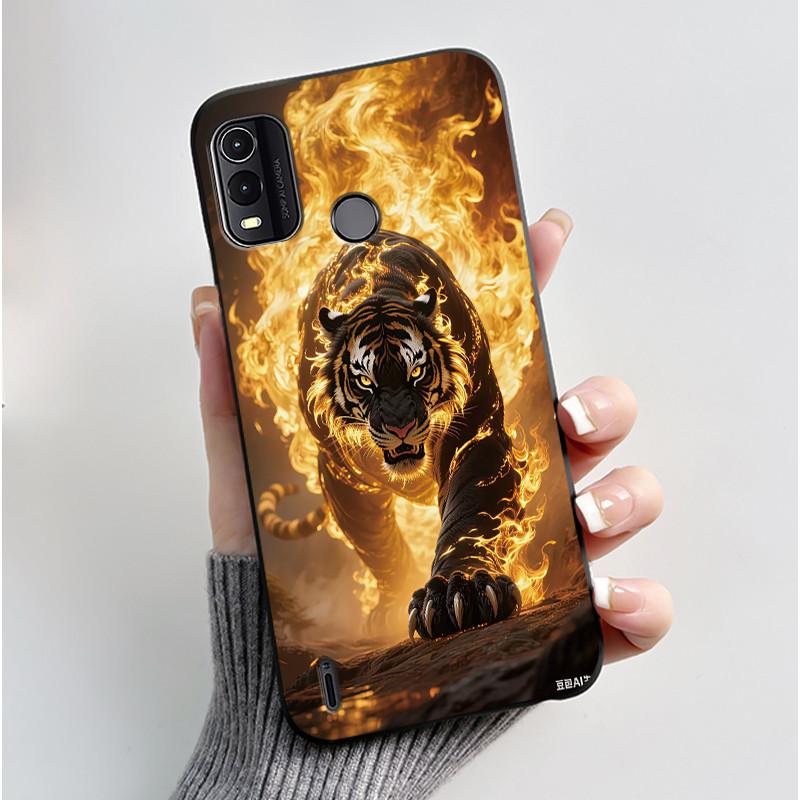 Phone Case For Nokia G11 Plus Matte Black Casing Soft Silicone Ultra Thin Slim Cover Aesthetic Luxury Cute Cool Boys Girls Shell