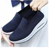 Damen Frühlings Fly-Knit Luftpolster Sneaker - Atmungsaktiv, Weiche Sohle, Höhensteigernd, Bequeme Mesh Freizeitschuhe