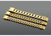 European & American Hot-Selling 32mm Thick Cuban Chain Bracelet Set - Bold Gold Titanium Steel Design