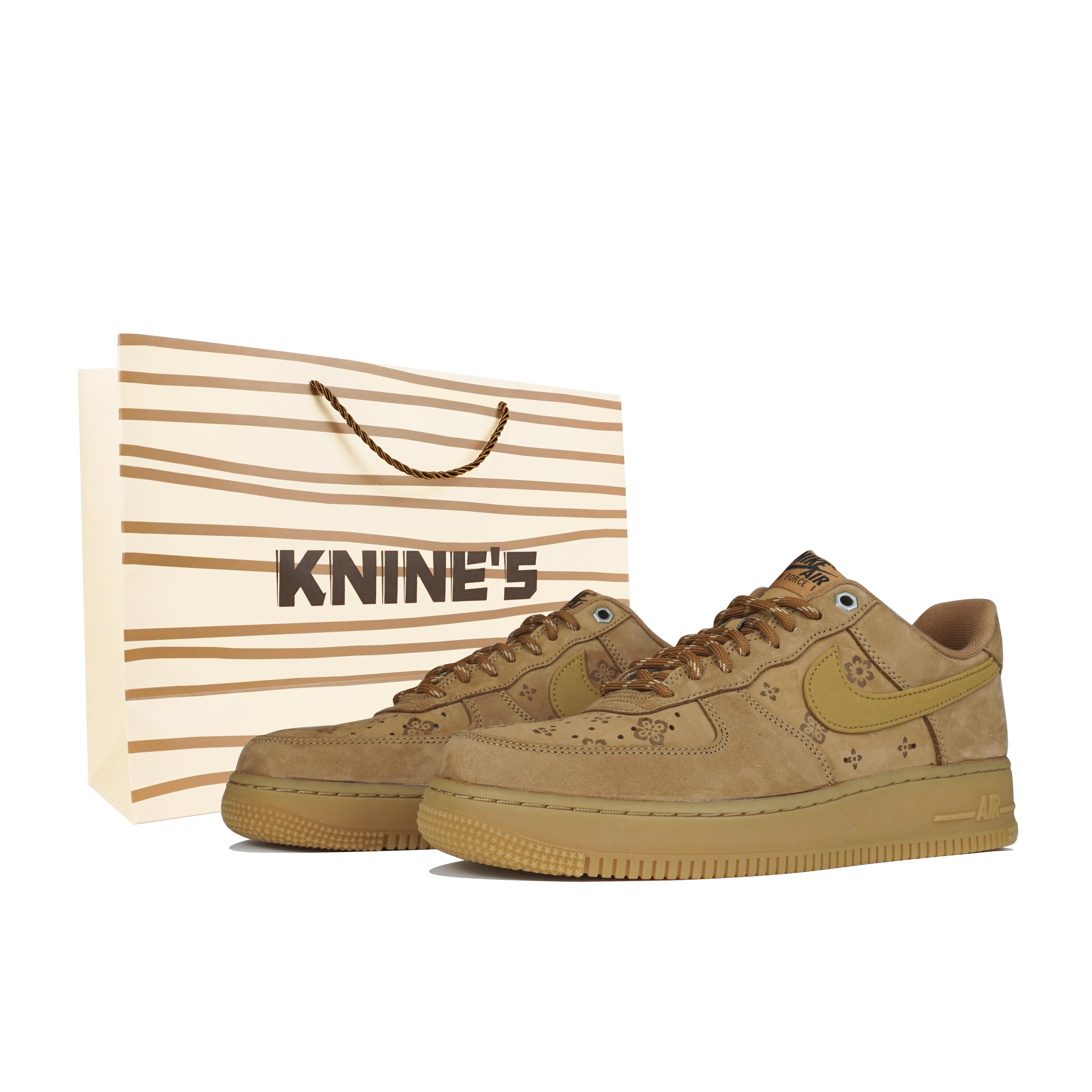 

Nike Air Force 1 Low top Skateboard Shoes Unisex Brown CJ9179-200(Team-S-BOX) 38