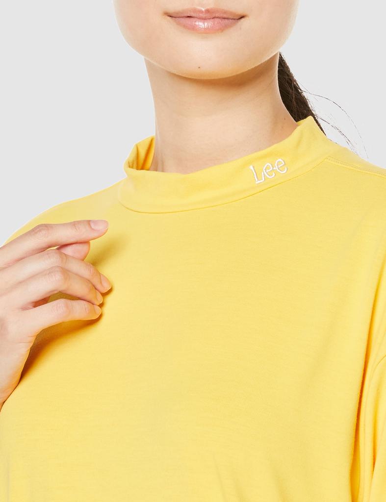 Lee Official Mockneck Size M Tee, Women's, Yellow,