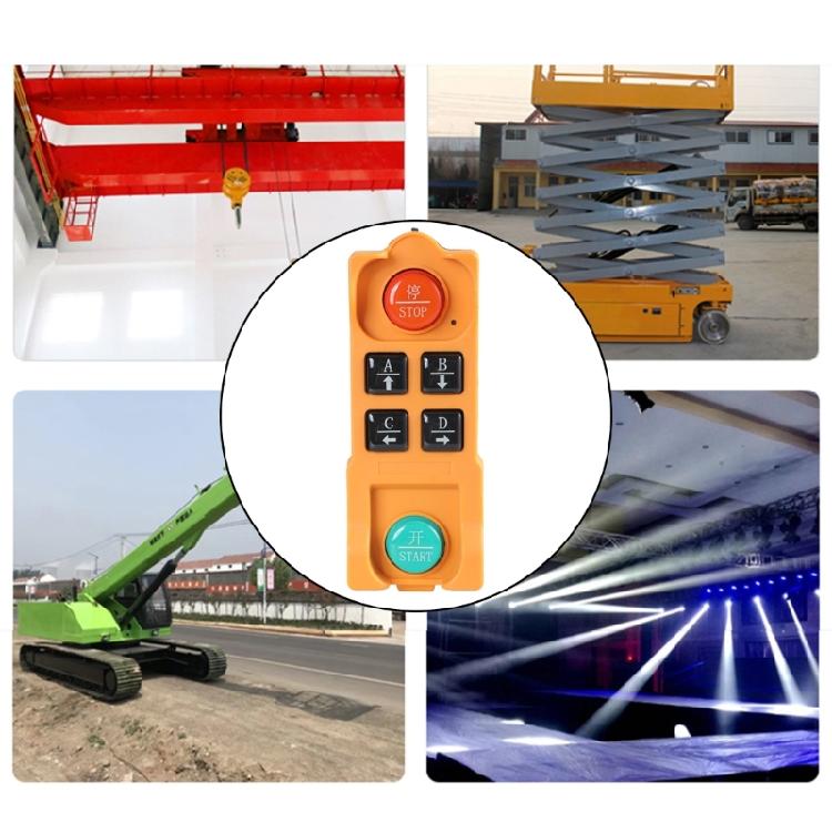 Sistemi di Controllo Remoto Wireless a 4/2 Pulsanti per Attrezzature di Sollevamento Industriale, Funzionalità di Sicurezza Migliorate, Controllo Remoto Wireless
